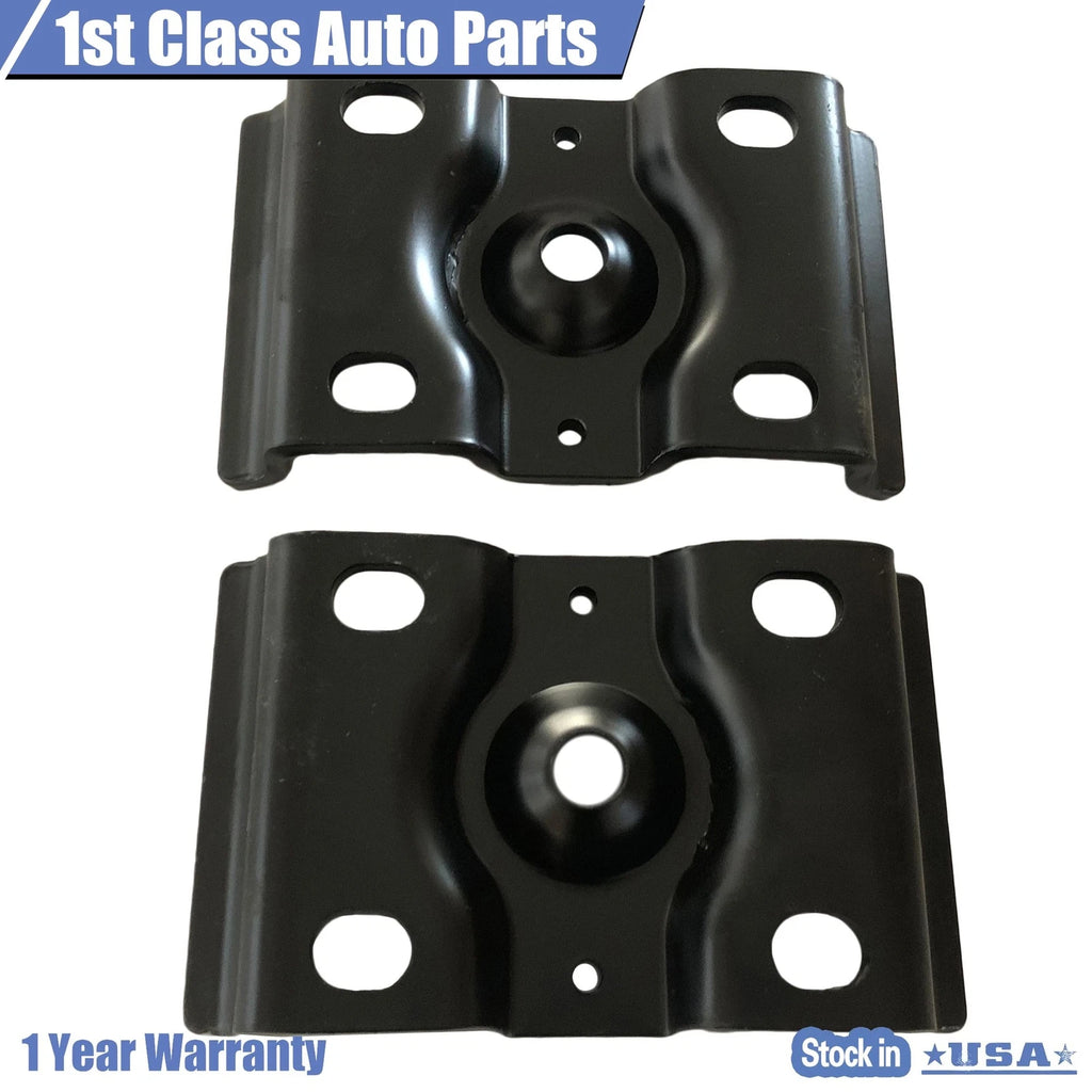 Set of 2 Rear Axle Spring U-Bolt Plate Brackets for Ford F-250 F-350 (1999–2023)