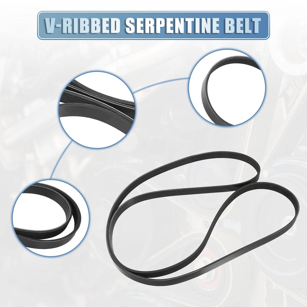 V-Ribbed Serpentine Drive Belt for Nissan Altima Sentra (2002–2006) No.LF9J15909A