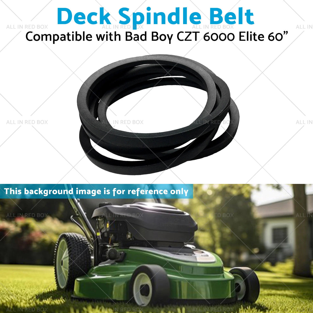 Deck Spindle Belt for Bad Boy CZT 6000 Elite 60" (041-1650-00)