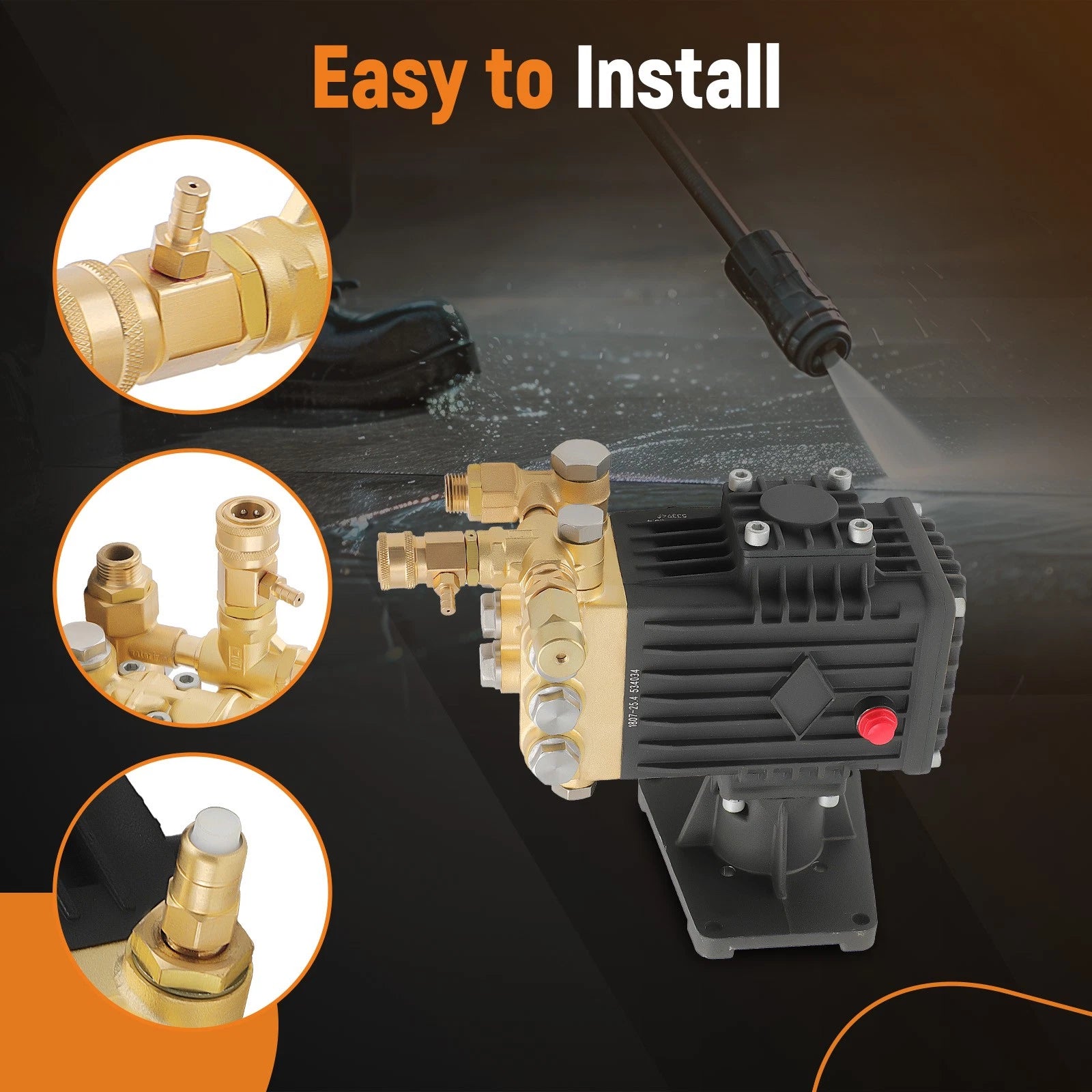 Pressure Washer Pump for AR RSV4G40 (4000 PSI, 4.0 GPM)