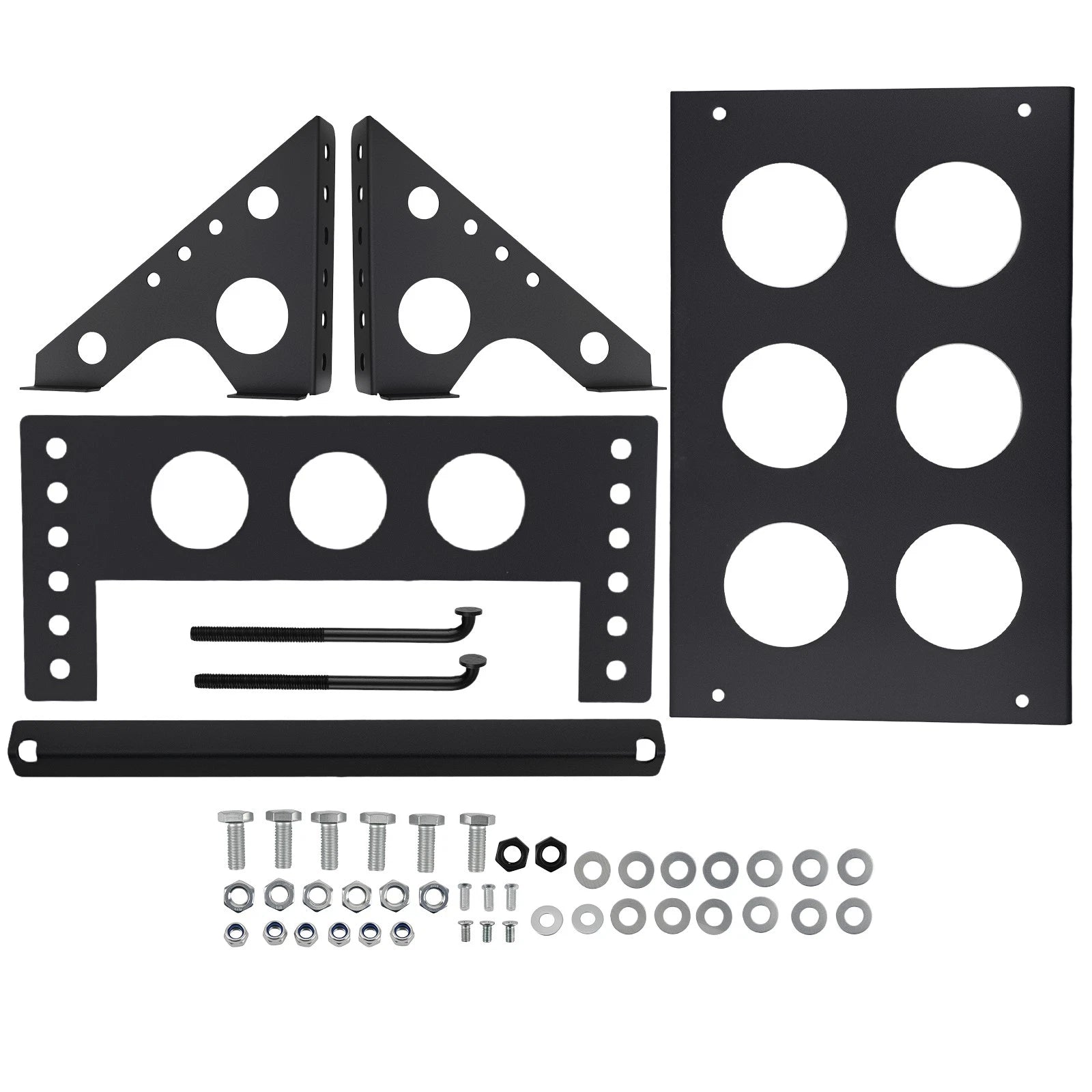 Battery Mounting Box Tray Bracket for Universal Fit (Metal Steel)