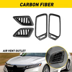 Carbon Fiber Dashboard Air Vent Outlet Cover Trim for Honda Accord (2018–2022) EPY