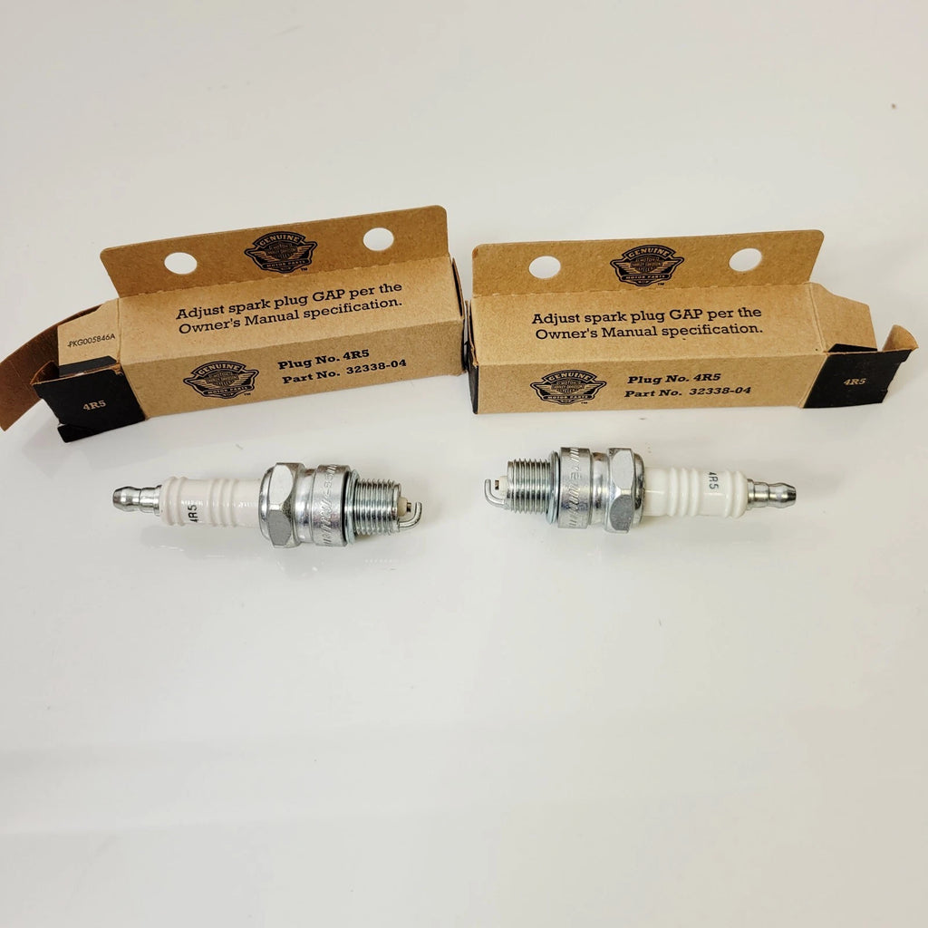 Set of 2 Spark Plugs for Harley-Davidson XL (1971–1978) 4R5 OEM 32338-04