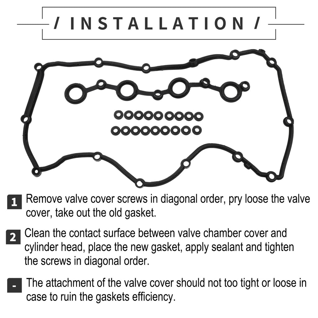 Valve Cover Gasket No.VS50698R for Dodge Journey, Jeep Compass, Chrysler 