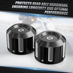 Anodized Rear Axle Nut Covers for Harley Road King Police FLHP (2017–2024)