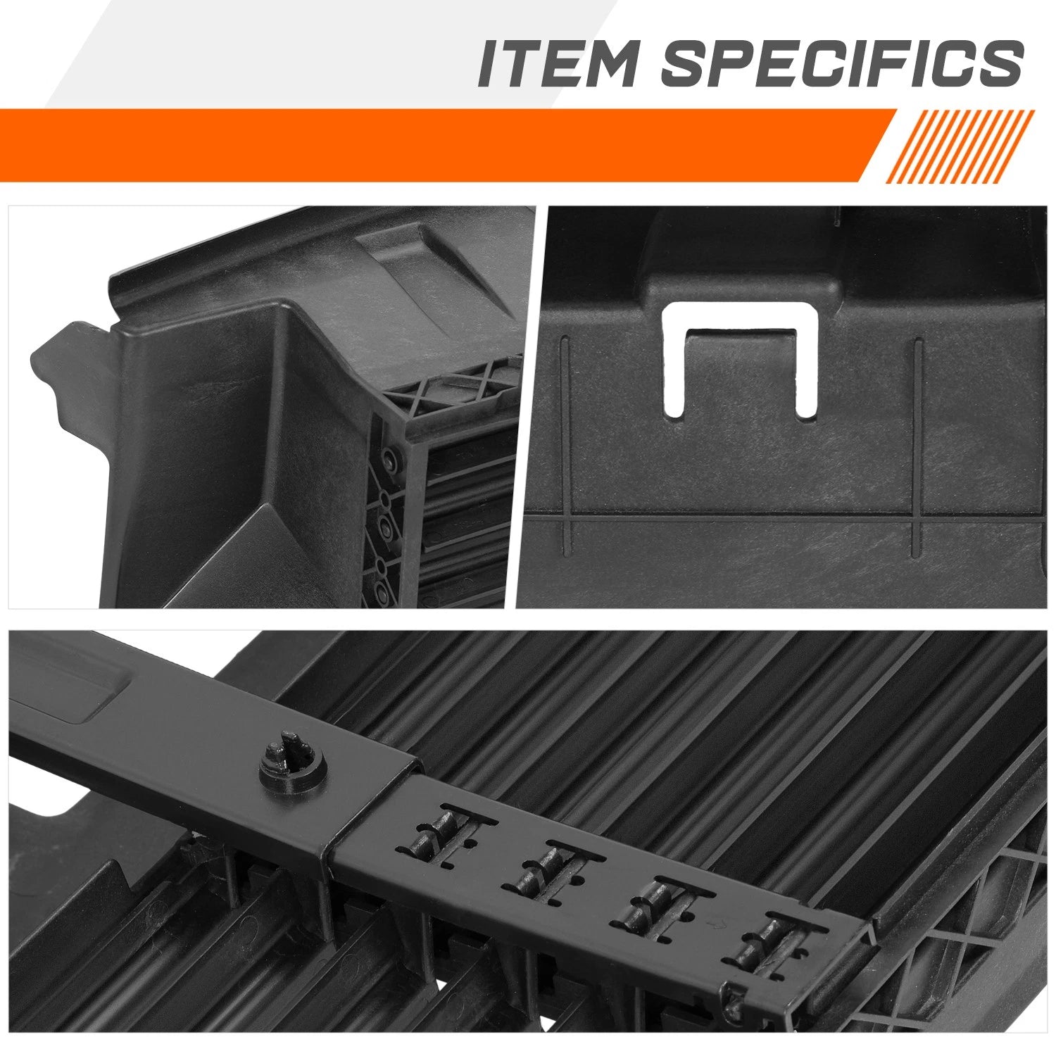 Radiator Shutter Assembly for Ford Fusion, Lincoln MKZ (2013–2016)