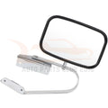 Set of 2 Stainless Steel Side Fold Manual Mirrors for Ford F250 Super Duty (1988–1996)