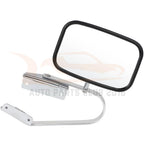 Set of 2 Stainless Steel Side Fold Manual Mirrors for Ford F250 Super Duty (1988–1996)