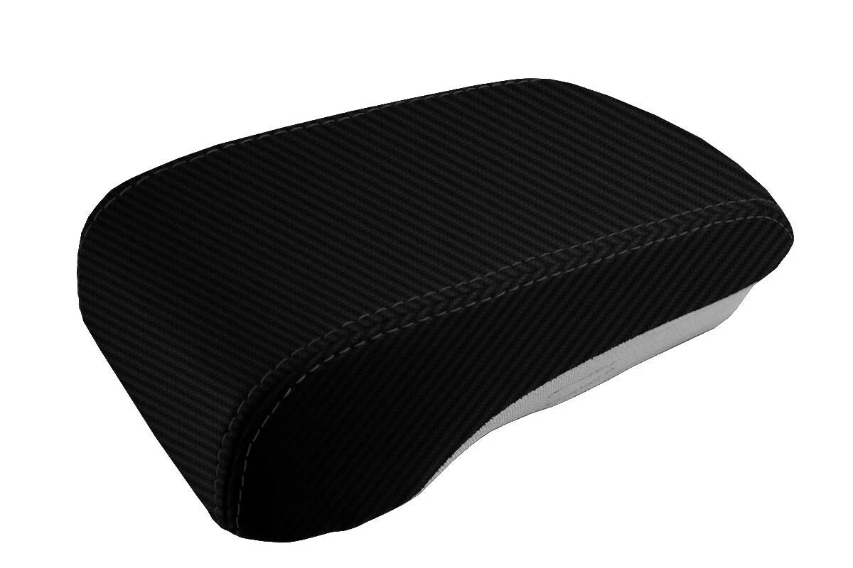 Carbon Fiber Console Lid Armrest Cover for Mitsubishi Lancer (2008–2016)