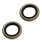 2Pcs Propeller Drive Shaft Oil Seal for OMC (0321466, 321466, 0318223)