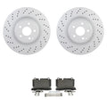 Set of 4 Bosch Quietcast Rotors & Brake Pads for Mercedes W221 S400 S550