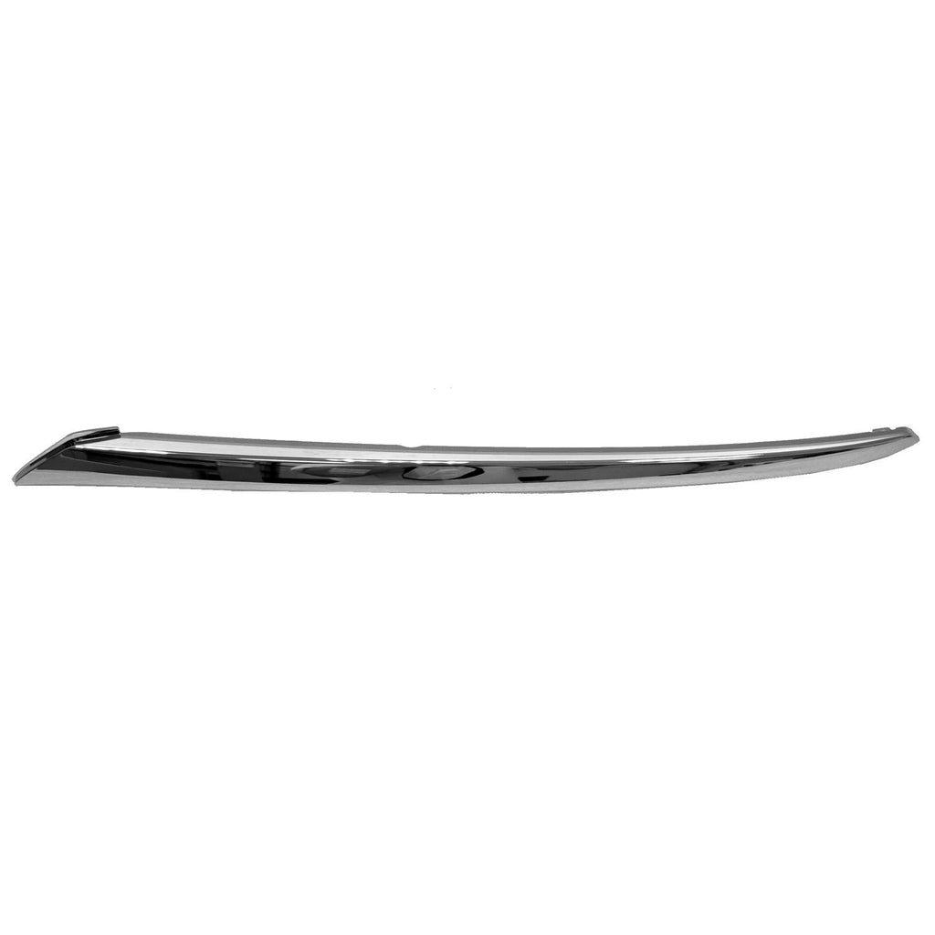 Replacement Chrome ABS Plastic Driver Side Front Bumper Cover Molding