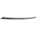Replacement Chrome ABS Plastic Driver Side Front Bumper Cover Molding