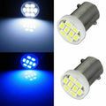 2x Xenon White 8-SMD LED Interior Dome Map Lights Bulbs for BA9s W6W (2005–2010)