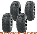 Set of 4 WANDA Go Kart Tires 145/70-6 for VENTO Reptile Pigméo (2006–2007)