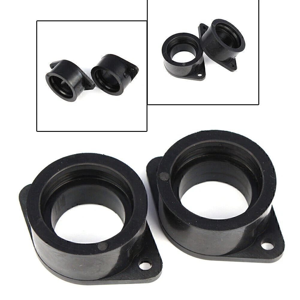 2X Carburetor Insulator Intake Boot Set 16065-1027 for Kawasaki KZ440 (1980–1983)