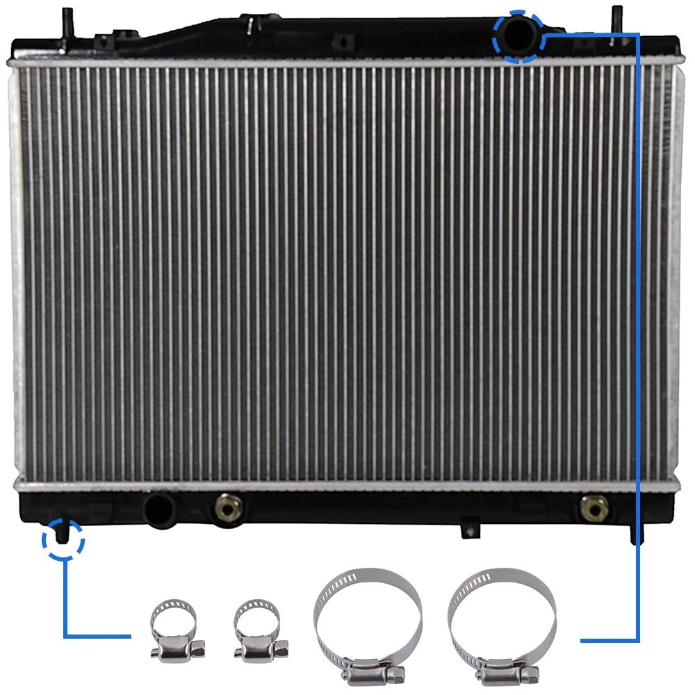 Radiator with Oil Hose Clamps for Cadillac CTS (2004–2007)