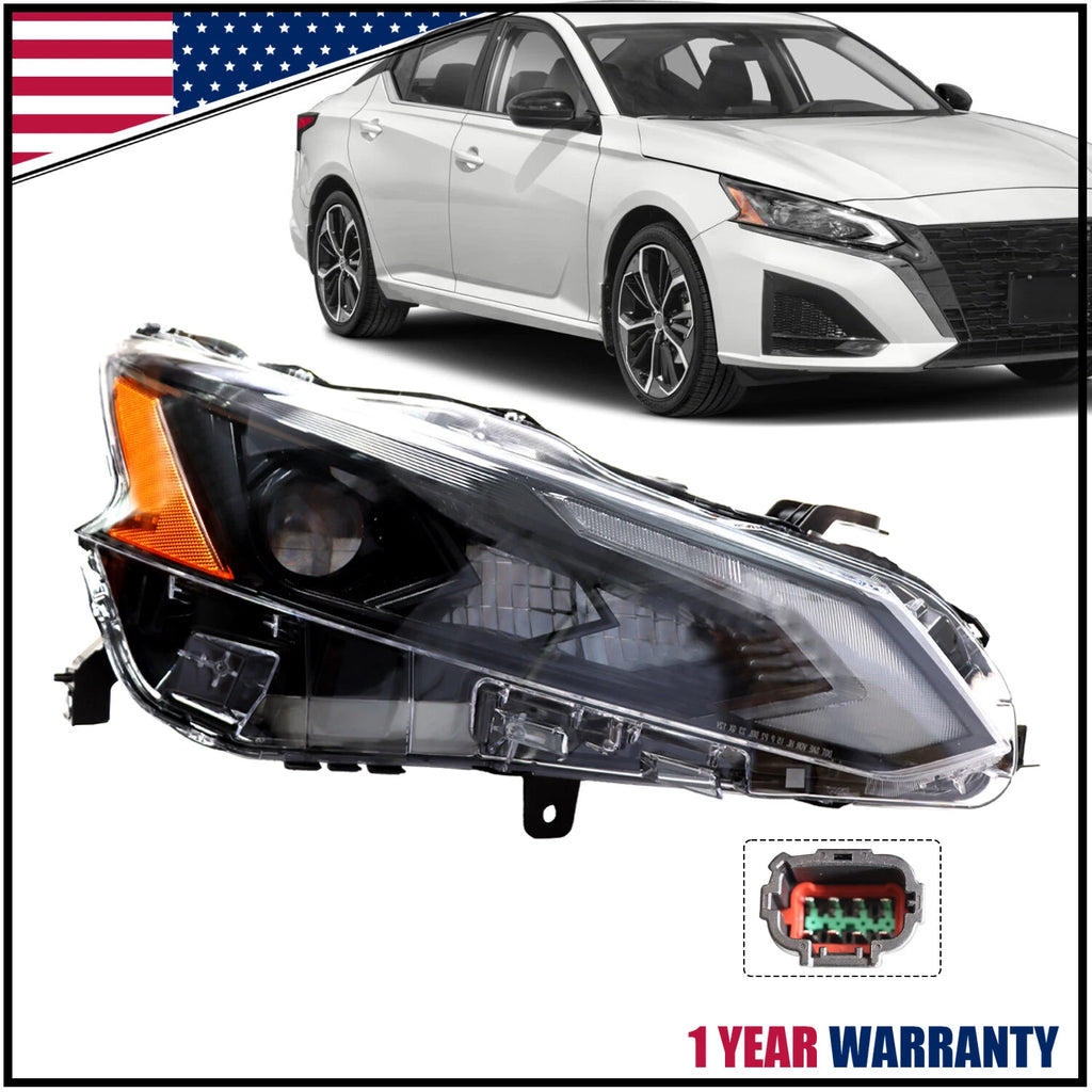 Full LED Headlight for Nissan Altima (2023–2024) Right Passenger Side