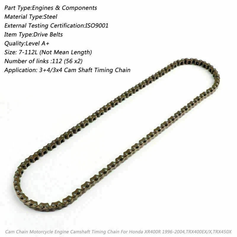 Cam Chain Camshaft 112 Links for Suzuki RM-Z250 (2007–2016) 12760-10H00