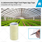 290mm x 20m High-Viscosity Tape for Greenhouse Sign Sticker Vinyl