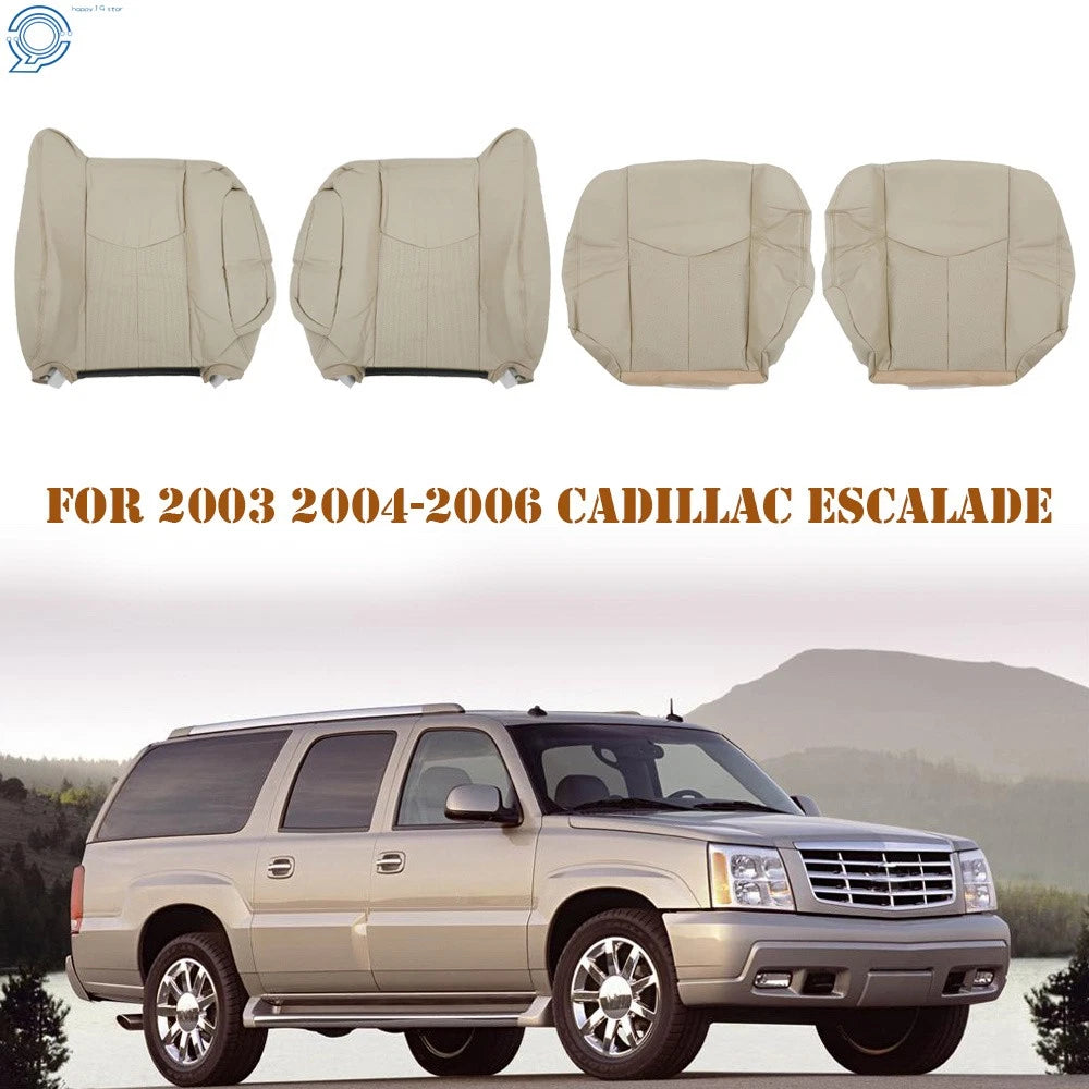 Tan Seat Cover for Cadillac Escalade (2003–2006) Front Bottom & Back