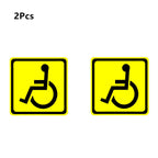 Handicap Sign Wheelchair Accessible Car Decal Sticker 13cm x 13cm