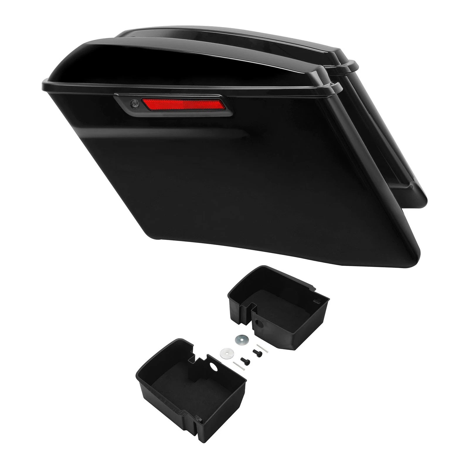 4'' Stretched Hard Saddlebags & Tray Organizers for Harley Electra Glide (2014–2023)