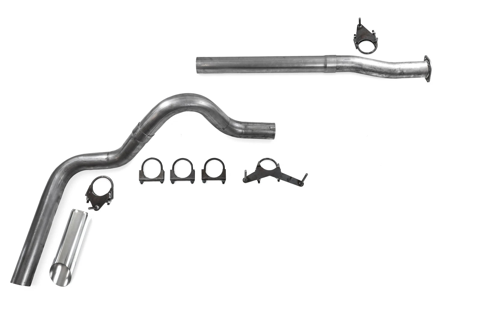 3" Single Exhaust Kit No Muffler Slash Cut Tip for Toyota Tacoma (2016–2023)