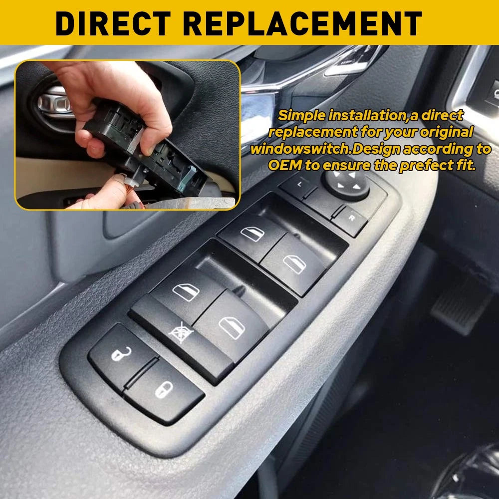 3-Pin Power Window Switch for Chrysler Town & Country, Dodge Grand Caravan (2008–2009)