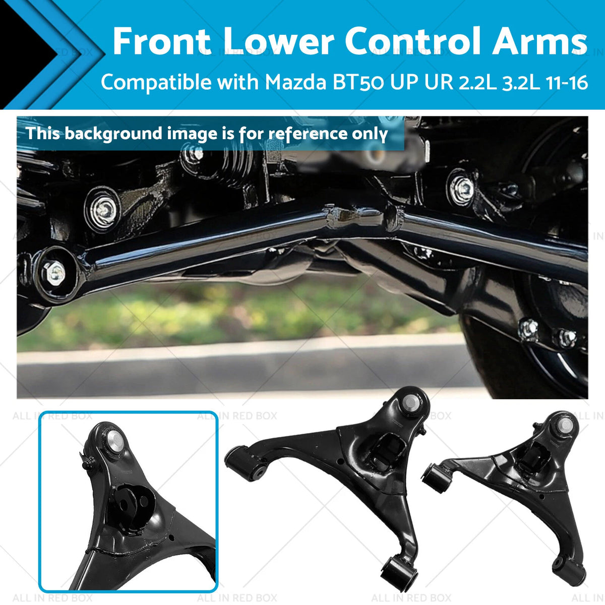 Front Lower Control Arms L&R for Mazda BT50 (2011–2016) 2.2L 3.2L