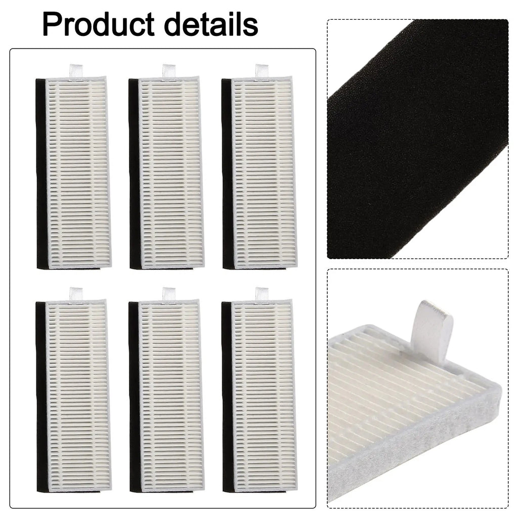 Replacement Filters Pack of 6 for ILIFE V3x (2015–2023)