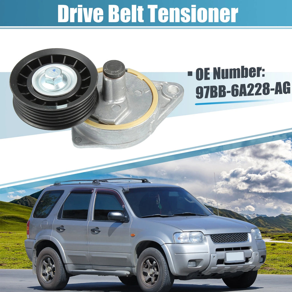 Belt Tensioner Pulley Assembly No. 97BB-6A228-AG for Ford Escape (2001–2004)