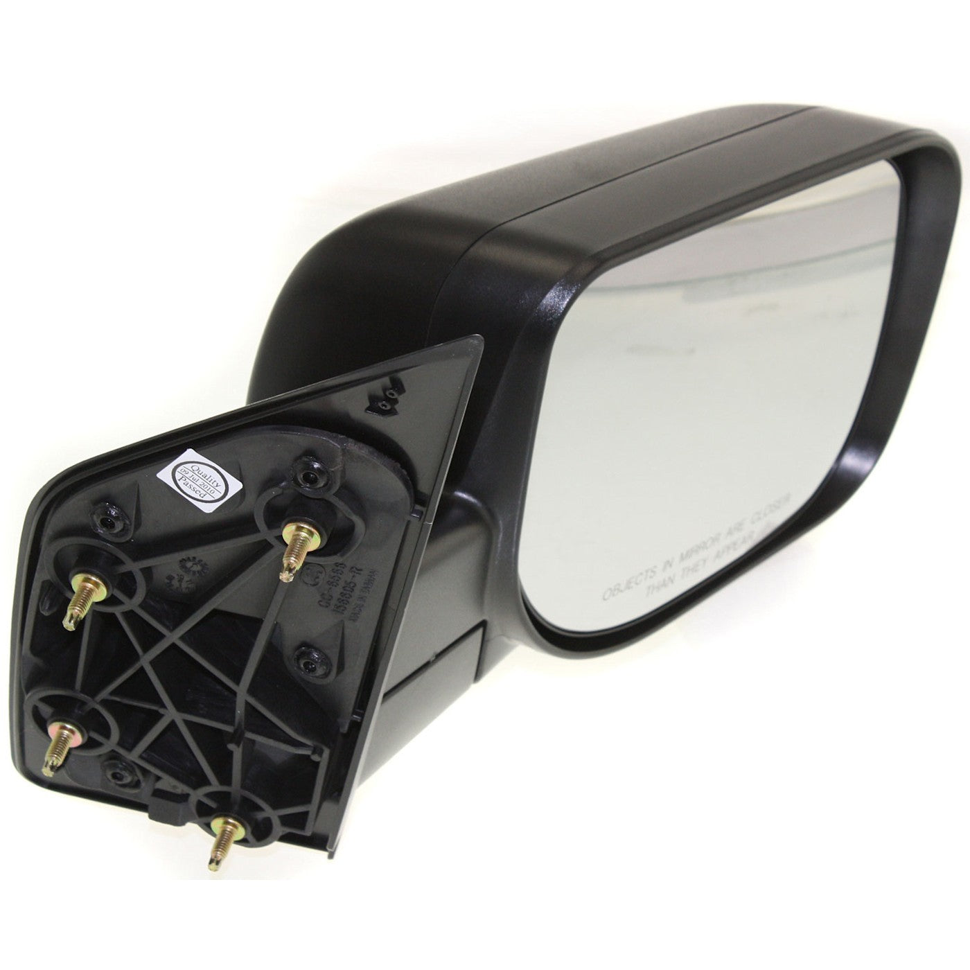 Manual Mirror for Nissan Titan (2004–2015) Passenger Side Folding Black