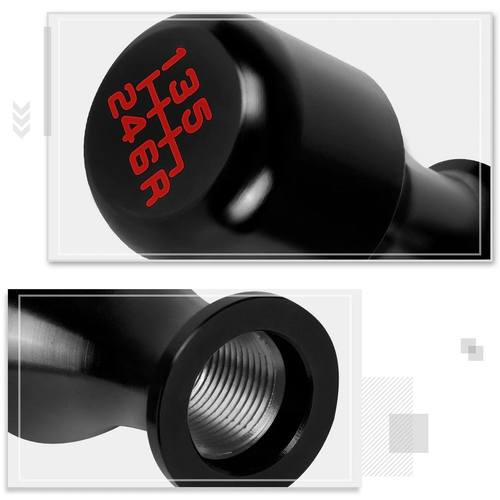 6-Speed Manual Shift Knob for J2 (Black, Aluminum)