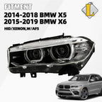 HID Headlight with AFS for BMW X5 F15, X6 F16 (2014–2019) Left Driver
