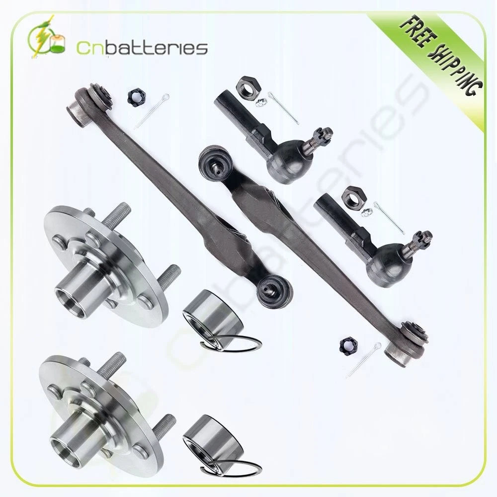 Front Wheel Hub & Bearing, Lower Control Arm, Outer Tie Rod for Saturn SC1 (1994–2002)