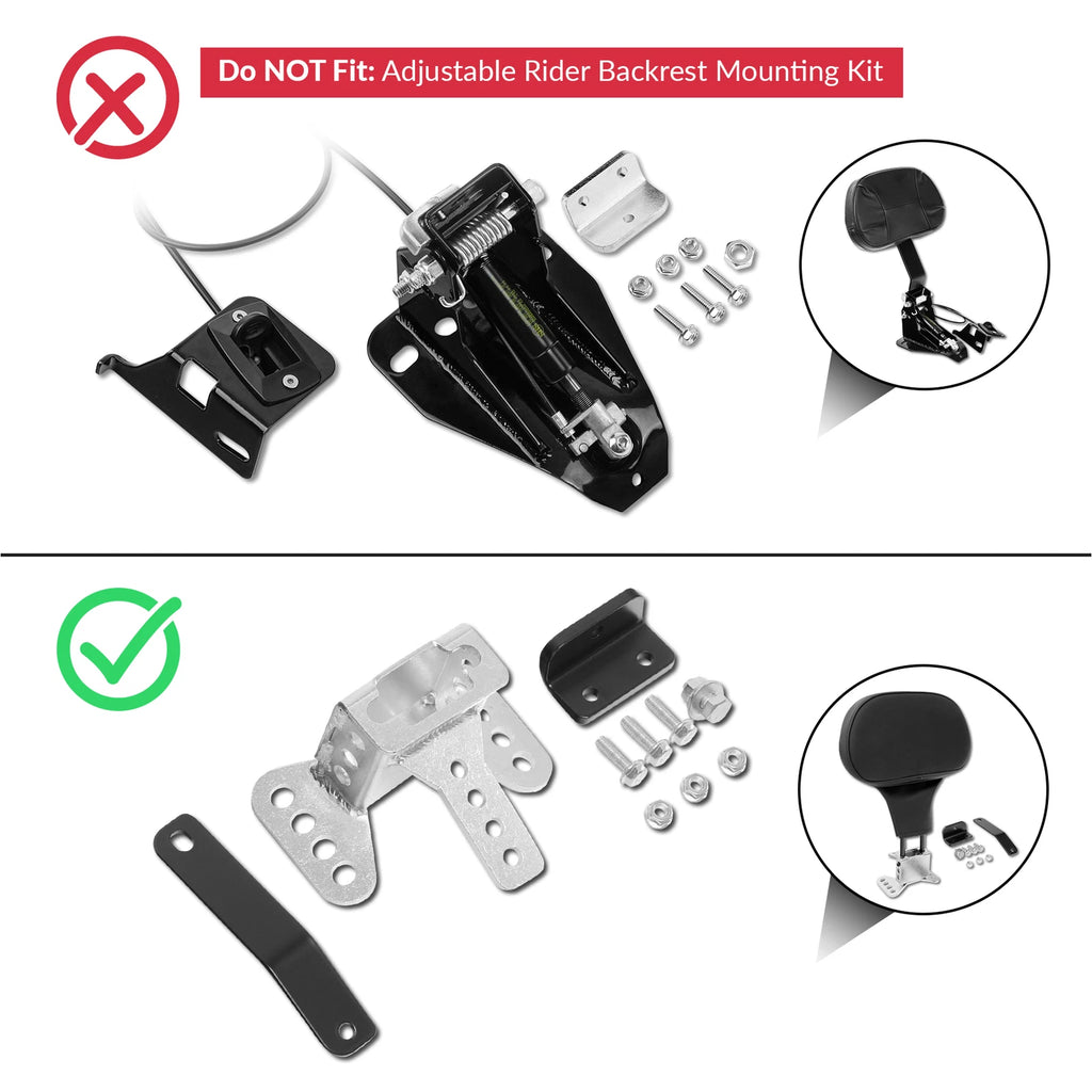 Passenger Seat for Harley Touring Street Road Glide King (2009–2023) Black