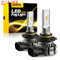 Set of 4 Yellow 9145 9140 H10 LED Fog Light Bulbs for Ford F150 (2004–2022)