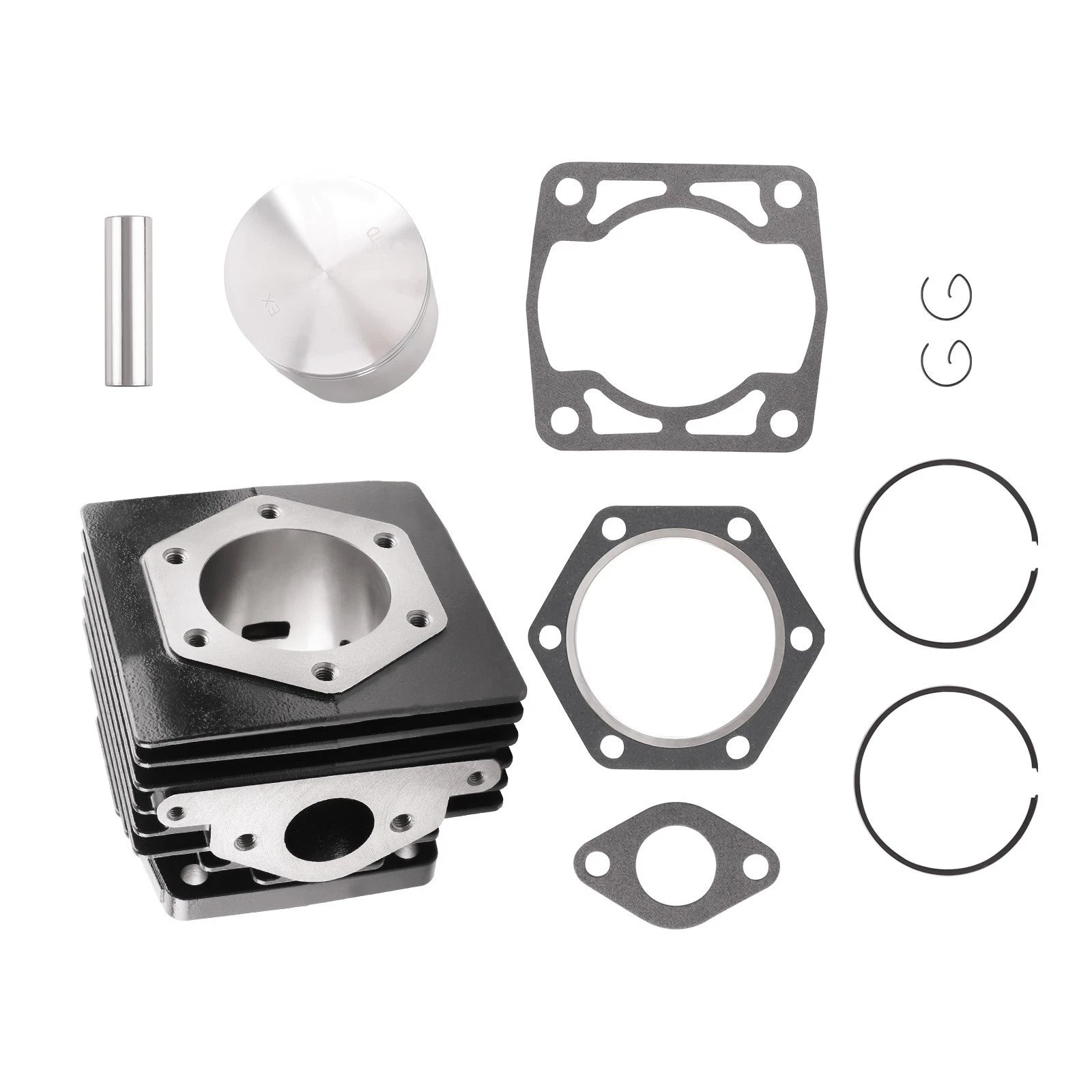 Cylinder Piston Gasket Kit for EZGO 2 Cycle 244cc (1976–1988) | EC25-DS, EC25-2PG