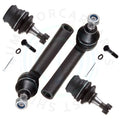 Set of 4 Front Lower Ball Joints & Outer Tie Rod Ends for Subaru Forester Legacy Outback