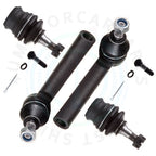 Set of 4 Front Lower Ball Joints & Outer Tie Rod Ends for Subaru Forester Legacy Outback