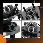 Set of 2 Lug Hub Assembly LH RH for Infiniti QX56 Nissan 4WD (2008–2012) NT515125
