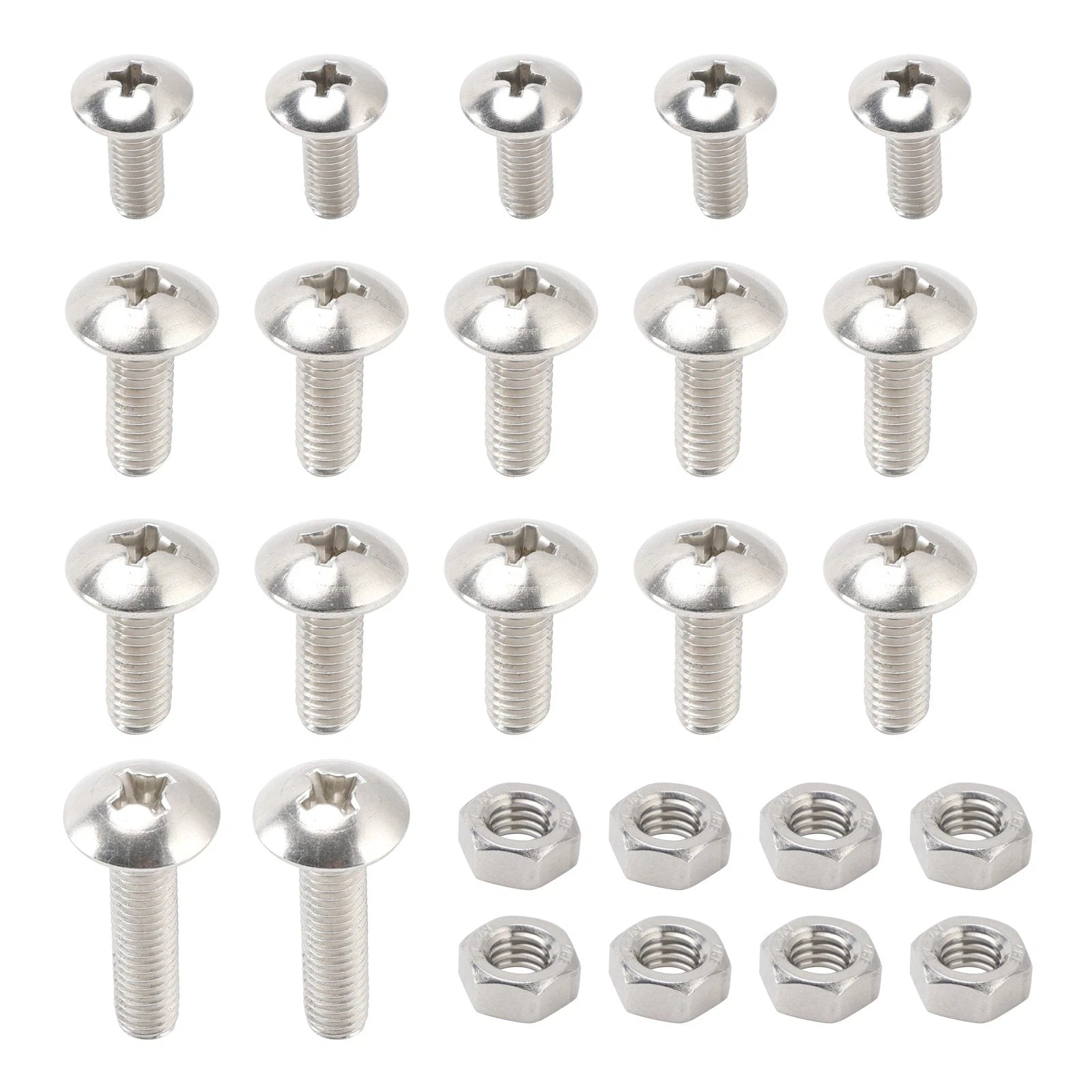 25-Piece Fender Bolts Screw Kit for Yamaha Banshee 350 (All Years)