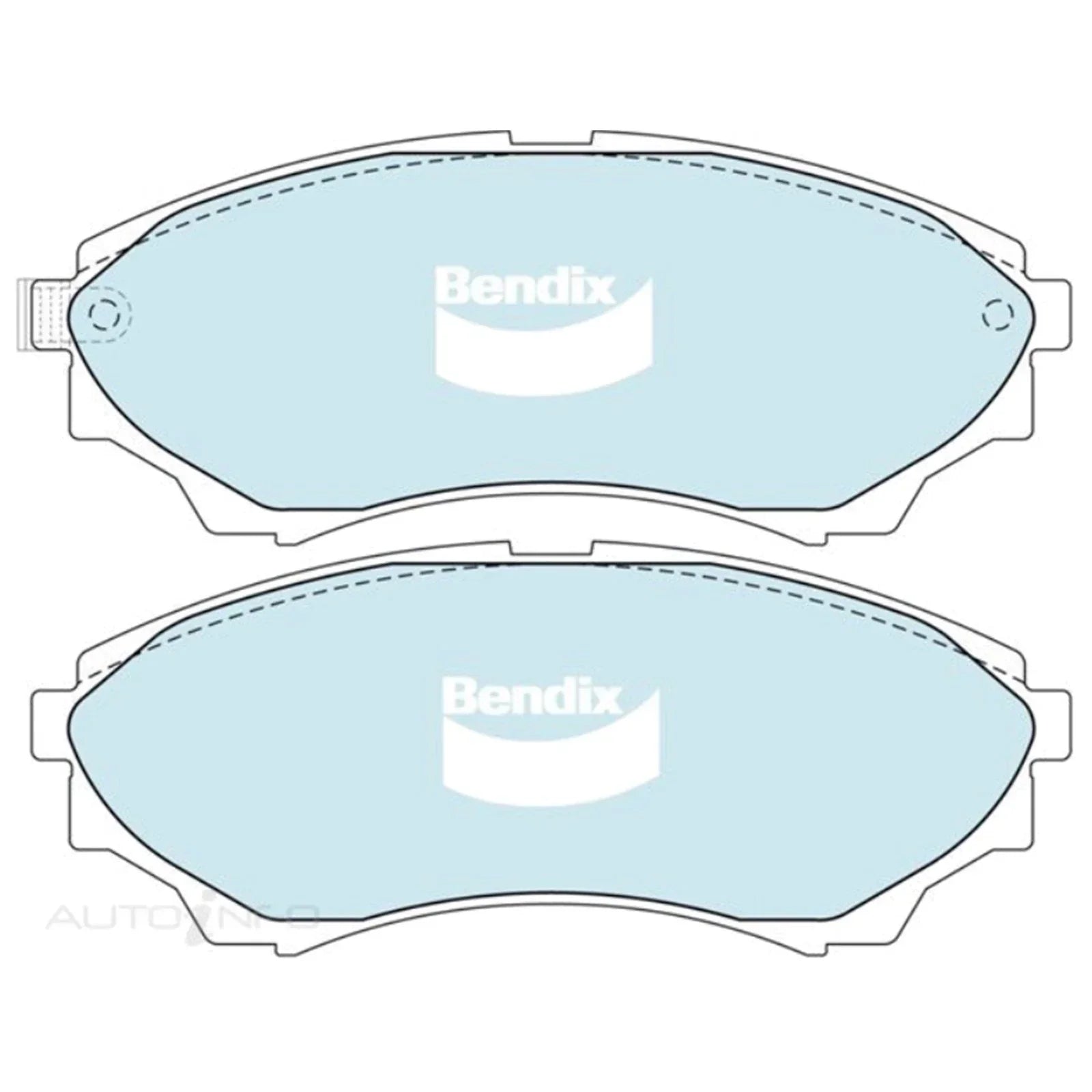 4WD Front Disc Brake Pad Set for Ford Courier (2004-2006)