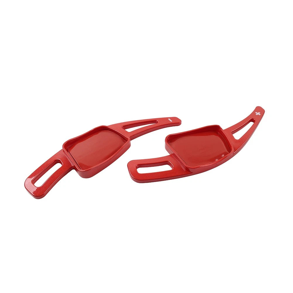 Steering Wheel Paddle Shifter Extension for Audi A3 A4 A5 Q3 Q5 Q7 Q8 (2013–2023) Red