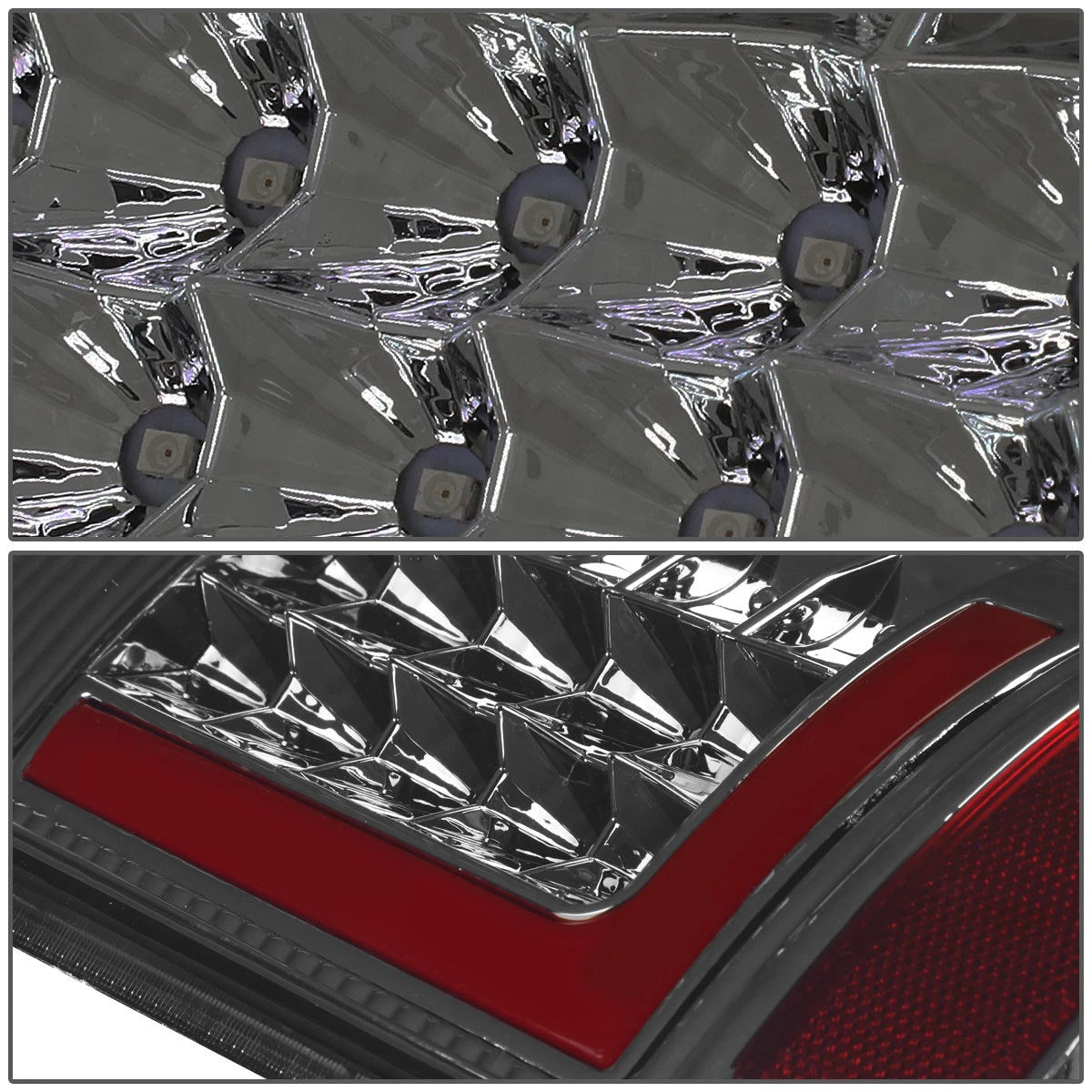 Red LED L-Bar Tail Brake Light Lamp for Ford Super Duty F150 (1999–2007)