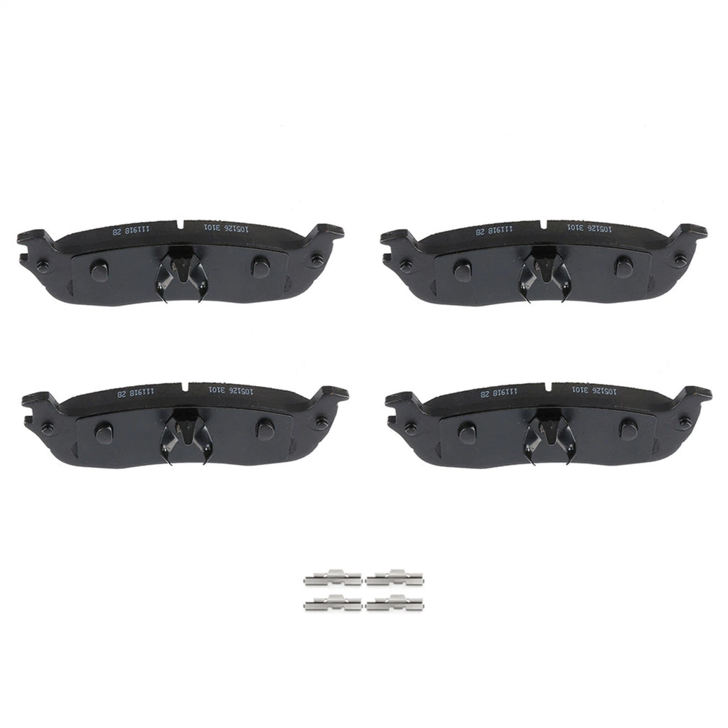 Set of 4 Ceramic Brake Pads for Ford F-150, Lincoln Blackwood