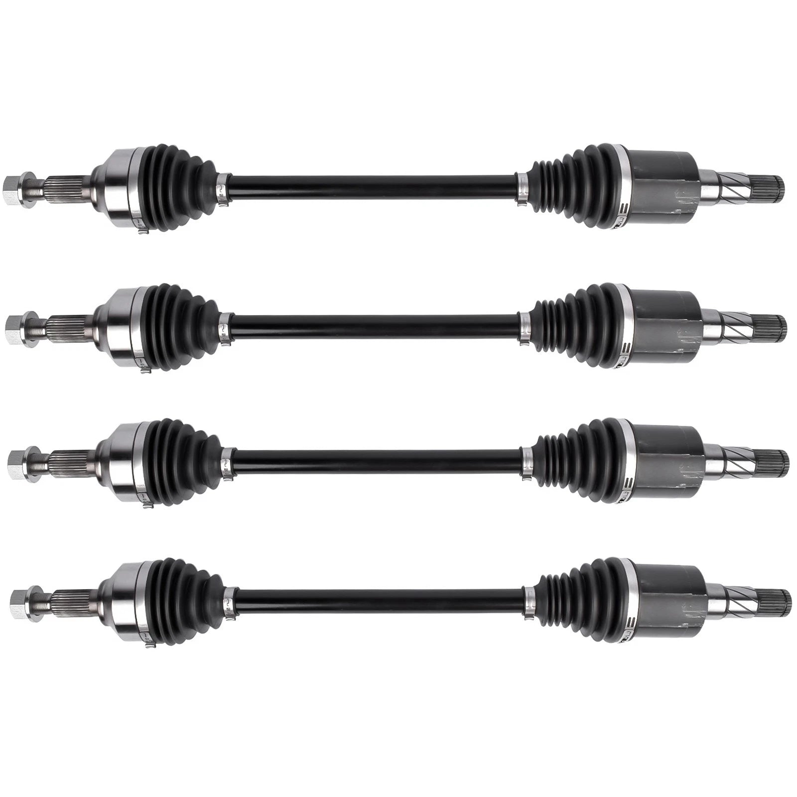 2 Pairs Rear CV Axle Shafts for Tesla Model 3 (2017–2021)