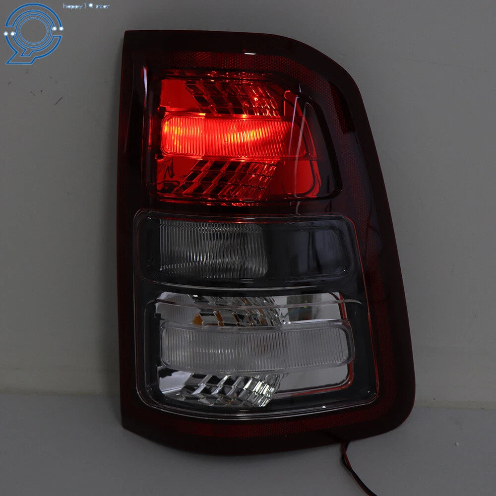 Tail Lights for Ram 1500 (2019–2023) Halogen Black Bezel Clear Lens Right