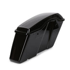 Vivid Black Hard Saddle Bags for Harley Touring Road Glide (2014–2024)